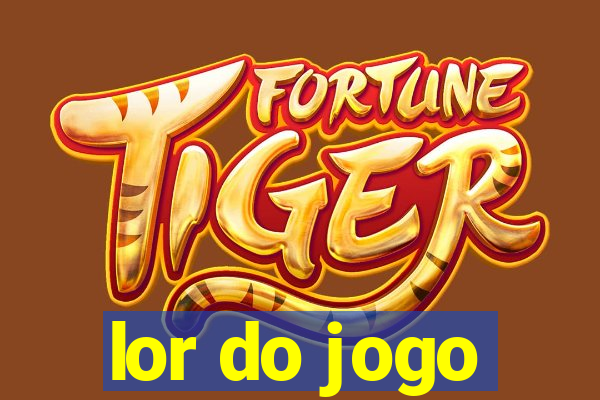 lor do jogo